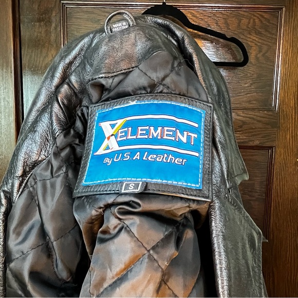Xelement by USA Leather real leather jacket with quilted lining, size S - Picture 5 of 5